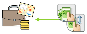 eAU Integration Piktogramm