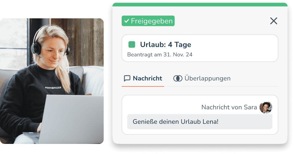 Freigabe eines Antrages