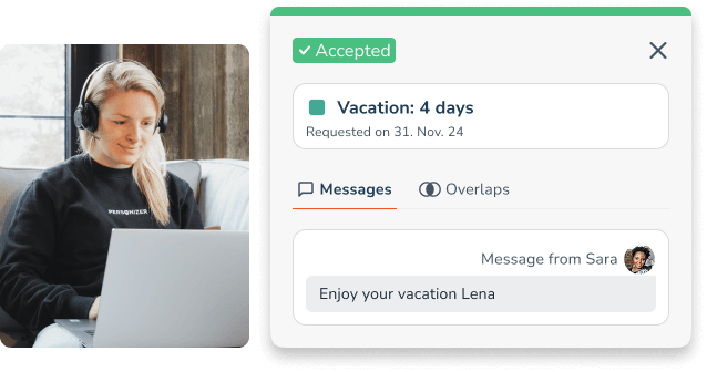 Approval of a request