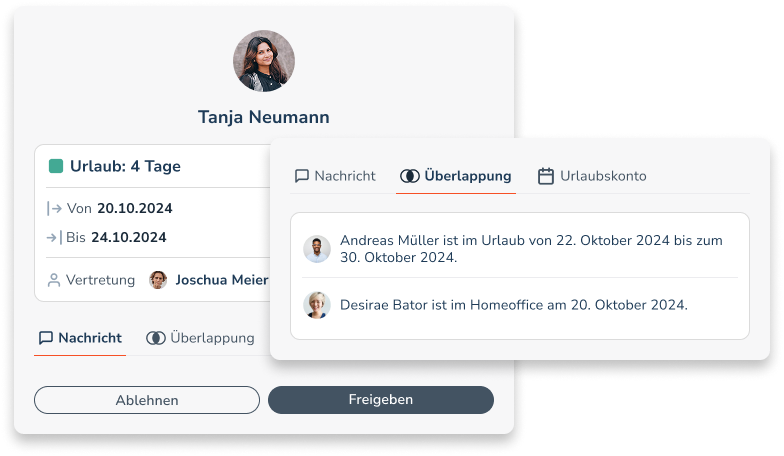 Aufbau eines Abwesenheitsantrags
