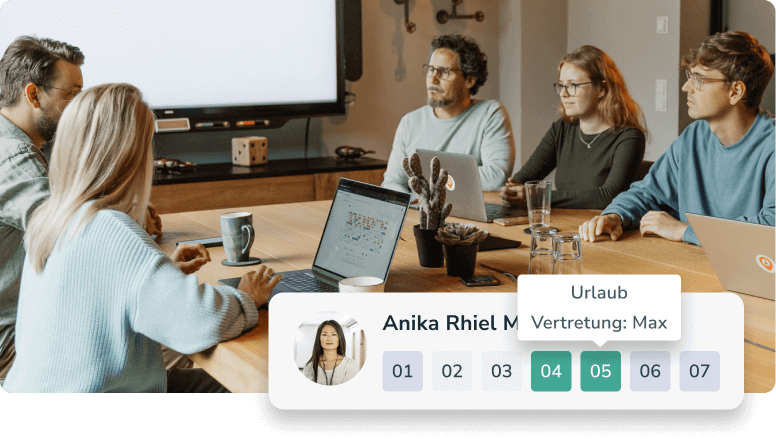 Vertretung in Personizer