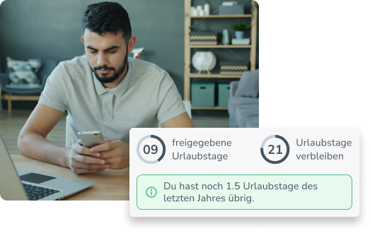Urlaubskonto in Personizer