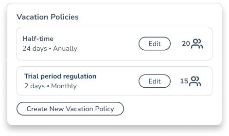 exception vacation policies