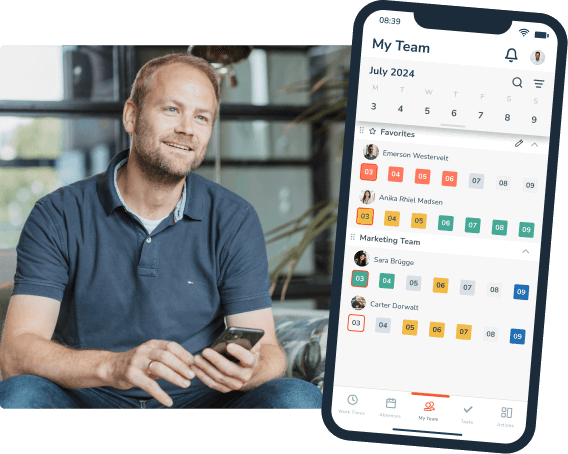 person applies personizer app