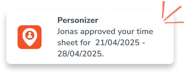 App notification