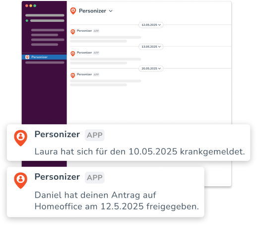 Slack App Screenshot