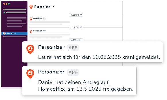 Slack App Screenshot