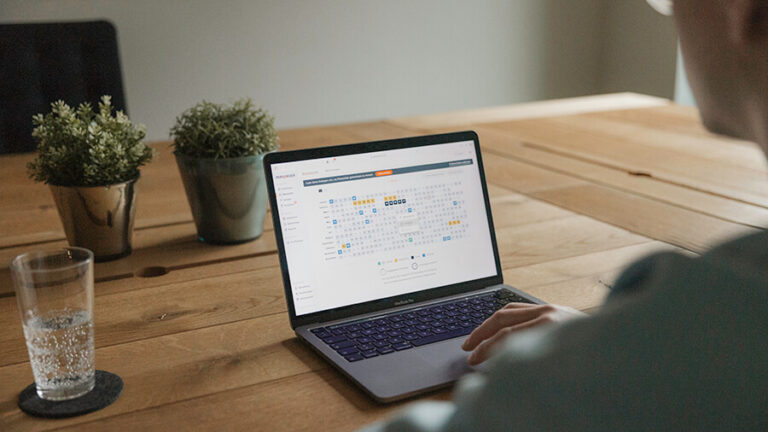 Bildschirm mit Oberfläche von Personizer