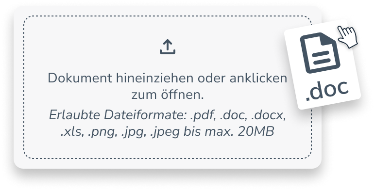 Alle relevanten Unterlagen vereint