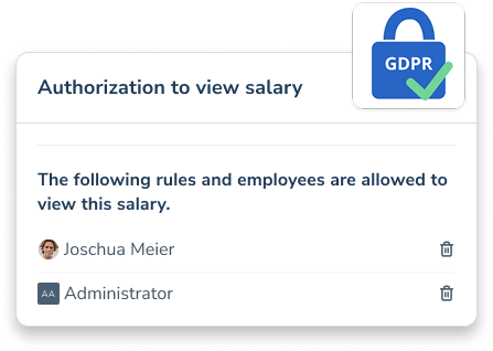 salary view permissions