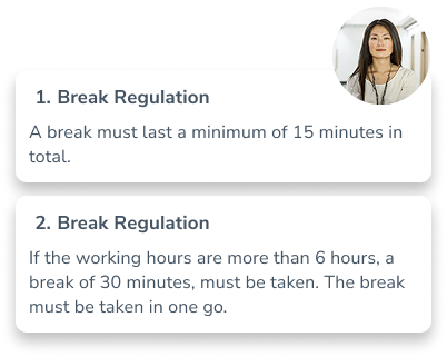 own break regulations