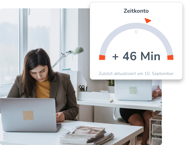 Zeitkonto in der App