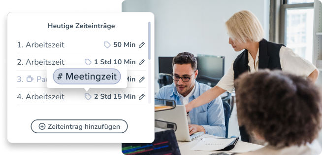 Zeiteinträge kategorisieren