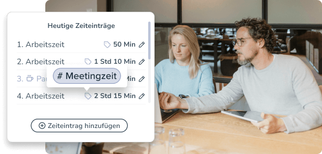 Zeiteinträge kategorisieren