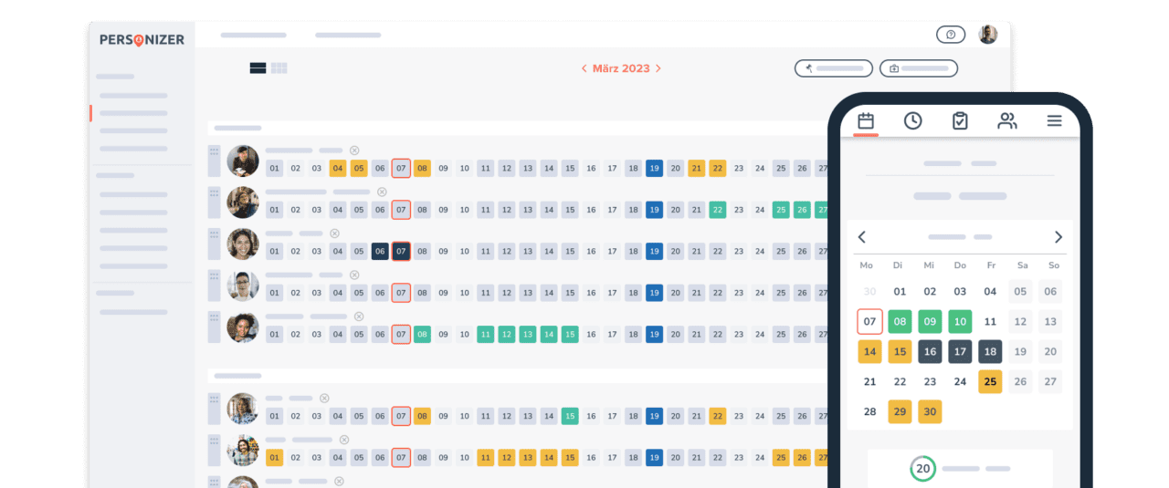 Urlaubskalender von Personizer als praktische Alternative