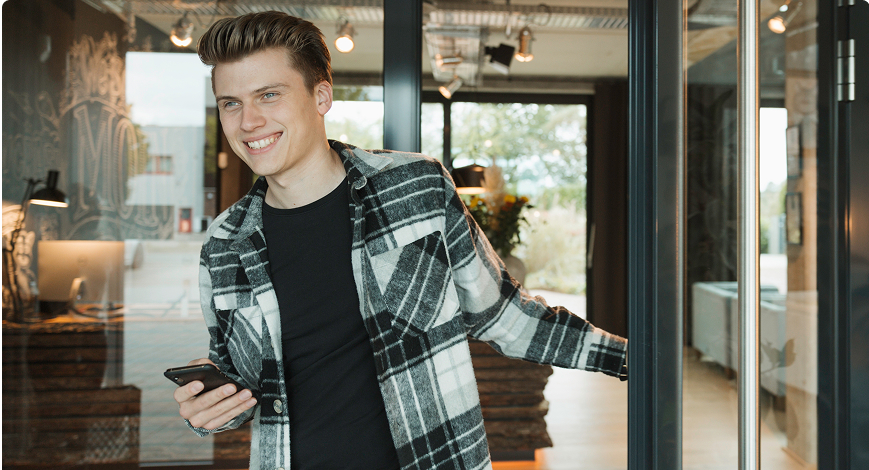 Personizer-Nutzer mit der Google Android App