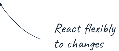 React flexibly to changes